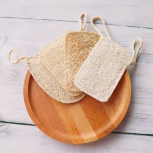 Biodegradable Recycled Eco Friendly Kitchen Dishwashing Cleaning Scouring Scrubber Pad Bulk Luffa Lufa Lofa Loofa Sponge