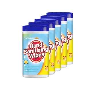 Biokleen 70ct Multi purpose Heavy Duty Surface Hand Sanitizing Disinfecting Wipes
