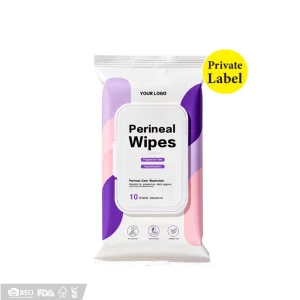 Biokleen New Formula OEM 10ct Feminine Skin Care Postpartum Perineal Cleansing Wipes