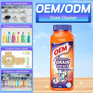 Blue Eco Friendly Liquid Pipe Deboucheur Canalisation Kitchen Cleaning Products Dredging Agents Drain Cleaner Cleaning Products