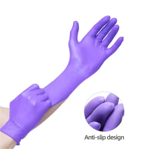 Blue Nitrile Medical Examination Gloves 510K Powder Free Latex Free Non Sterile Food Grade Hospital Dental Lab Tattoo Beauty