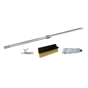 Boat Cleaning Tools Multi Function Telescopic Handheld Cleaning Brush with Hook and Mop