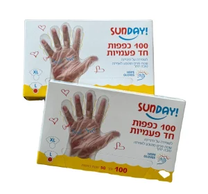 Boxed Gloves Waterproof Cleaning Household PE Gloves
