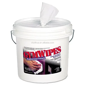 Bucket Dispenser Gym Equipment Cleaning Wipes or Disinfecting Gym Wipes Spunlace Nonwoven Fabric Roll Household Wet Wipes