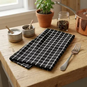 Bulk 100% Pure Cotton Waffle Weave Kitchen Towel Super Absorbent Quick Drying Dish Cloth for Home Kitchen