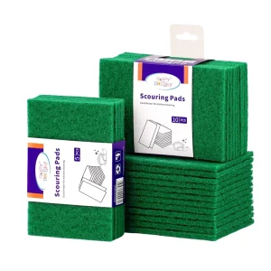 Bulk Acrylic Scouring Pad Non Scratch for Kitchen Cleaning Scrub Sponges for Pots Pans Household Cleaning Pads