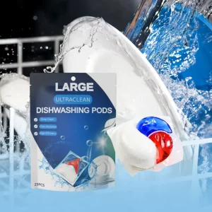 Bulk Package All in One Mint Powerful Grease Removal Dishwashing Detergents Pods for Dishwasher