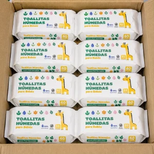 Bulk Packaging Toallitas Para Bebes Recien Nacidos 99 Water Baby Wipes Manufacturer for Newborn Care