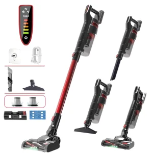 Bulk Supply Handheld Cordless Vacuum Cleaner HEPA Digital Screen Type C LED Wet Dry Mop Pet Hair Household Commercial Hotel
