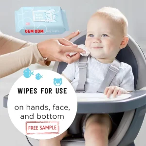 CE Certified 100% Organic Bamboo Baby Wipes Ultra Soft Biodegradable Wet Wipes for Sensitive Skin OEM ODM Eco Friendly Cleaning