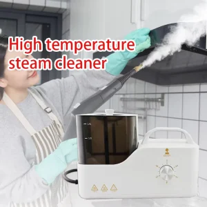 CNTECH Portable Electric Handheld 1.4L Large capacity Stainless Steel Water Tank Household Steam Cleaner Anti Calc System Long