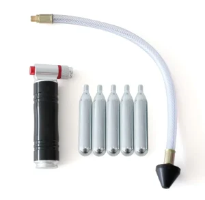 CO2 Cartridge Drain Gun Plastic Portable Air Conditioning Pipe Cleaner Blaster Opener 30cm Flexible Hose A C Condensate Lines
