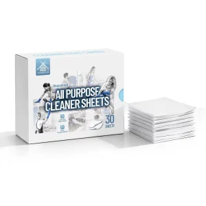 COA MSDS OEM Biodegradable Non Toxic Multi Surface Dissolvable Cleaning Sheets for Home Eco Friendly All Purpose Cleaner Sheets