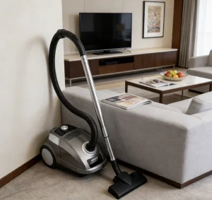 Canister Vacuum Cleaner Dry HEPA Filter Cyclone Technology Super Quiet Electric Carpet Cleaner for Household Floor Dust Removal