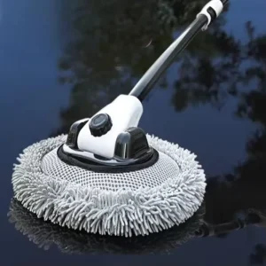 Car Cleaning Brush Mop Kit Wash Brush Chenille Microfiber Car Wash Brush Telescopic Long Handle Cleaning Mop Car Cleaning Tool