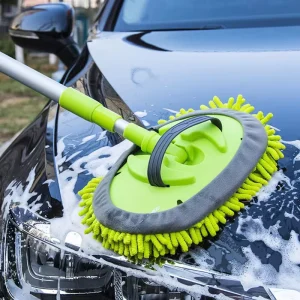 Car Cleaning Tools Car Washing Mop Cleaning Brush Telescopic Long Handle Car Cleaning Chenille Mop