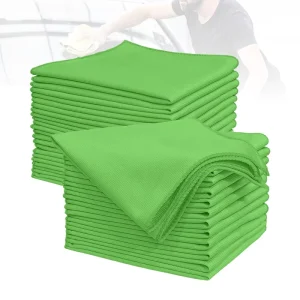 Car Glass Cleaning Drying Towel Eco Friendly 500gsm Microfiber Cloth for Polishing