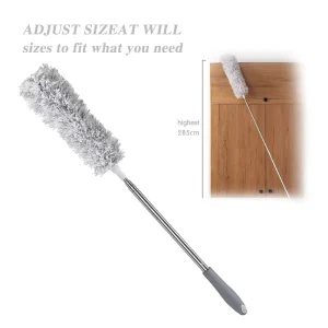Car Microfiber Ceiling Fan Telescopic Dust Duster Long Extendable Pole Feather Fan Cleaning Duster