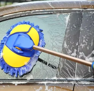 Car Wash Brush Cleaning Mop Chenille Broom Adjustable Telescoping Long Handle Car Cleaning Tools Brush