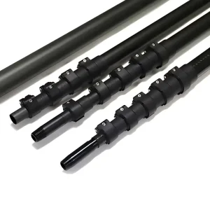 Carbon Fiber Extension Pole 1 6 Section OD 20 50mm Adjustable Telescopic Rod for Window Cleaning Inspection