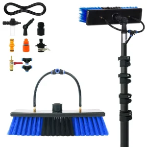 Carbon Fiber Telescopic Adjustable Water Fed Pole for Window Cleaning Solar Clean Brush