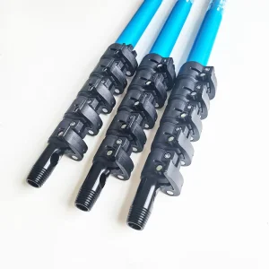 Carbon Fiber Telescopic Window Cleaning Pole 8ft-70ft Extension Clamp Lock Available 35ft Sizes Metal