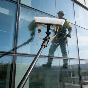 Carbon Fiber and Aluminum Ship Hull Cleaning Underwater Tools with Brush Handheld Poles and Rods Telescopic Tube
