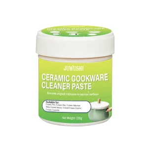 Ceramic Cookware Cleaner Paste Gently Removes Burnt Stains Discoloration Non Scratch for Ceramic Coating 220g
