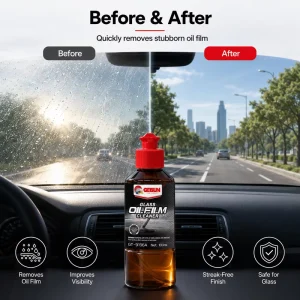 Cerium Oxide Glass Oil Film Remover Cream Windshield Polish Cleaner Scratch Free Auto Window Visibility Care
