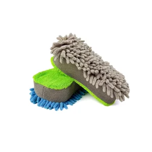 Chenille Car Wash Sponge Coral Velour Cleaning Sponge Block Ultra Fine Fibre Automotive Cleaning & Detailing Supplies