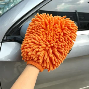 Chenille Single Sided Waterproof Car Wash Mitt Reusable Car Care Washing Cleaning Glove