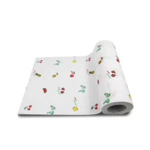 China Factory Disposable Nonwoven Dish Washing Cloth Print Kitchen Dish Towel Cleaning Wiping Rags Dishcloth Towel