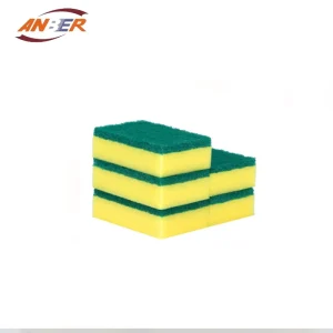 China Factory Eco-Friendly Kitchen Cleaning Sponges Customized Logo Scouring Pads and Scrubbers Dish Washing Sponge
