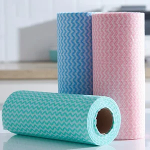 China Factory Eco-friendly Kitchen Cleaning Towels Non Woven Disposable Dish Cloth