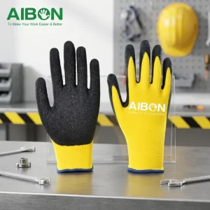 China Factory Industrial Gardening Construction Knitted HPPE Latex Coating Anti Cut Waterproof Anti Slip General Safety Gloves