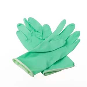 China manufacturer latex gloves with cotton lined for household dishwashing usage rubber gloves