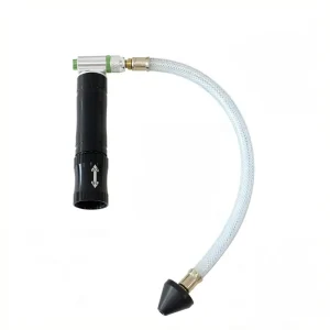 Clean Tube Threaded Drain Ingredients CO2 Cartridge Drain Gun with Flexible Hose for AC Drain Line Cleaner Device