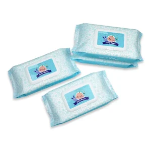 Clean Wipes Non woven Material Private Labels Customized Bulk Organic 100pc Per Bag Baby Wet Wipes