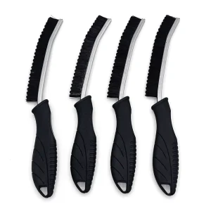 Cleaning Brush 4 Pcs Multifunctional Hard Bristle Crevice Cleaning Brushes Gap Scrub Brush with Hanging Hole