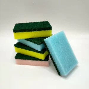Cleaning Dishwashing Sponge Scouring Pad Double Side Kitchen Cleaning Brush Dishwashing Sponge