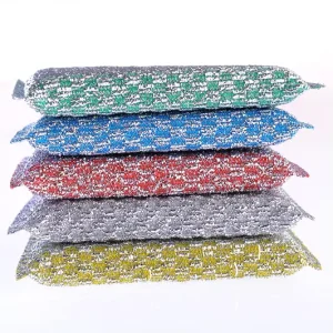 Cleaning Sponge Polyester Material Stainless Steel and Eco Friendly Scrubber Raw Material Scouring Pad Roll
