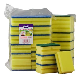 Cleaning Sponge Polyester Sponge Block Rectangle 4.5CM Thickness High-Density Water Absorption 250%-500% Household Scouring Pad