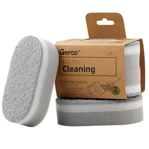 Cleaning Sponges Scouring Pads Silver Spray Multifunction Dishwashing Sponges for Kitchen Household Pot