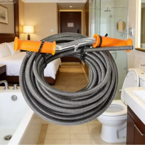 Cleaning Tool Spring Tube for Household Kitchen Sink Drains Sewer Cleaner Spiral Type with Hand Crank OEM