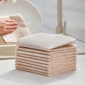 Cleaning Towels Dish Towels and Dish Cloths Reusable Towels Rags Thick Loofah Cloth Cleaning Wipes Quick Dry Rag