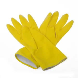 Cleaning Yellow Latex Household Glove