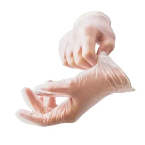 Clear Disposable Vinyl Household Gloves Protective Gloves 100 Pcs Box Sizes S M L XL