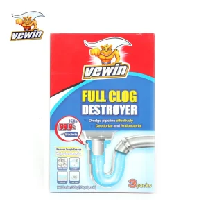 Clog Destreoyer Cleaning Declogger Drain Cleaner Multi surface Eliminate Odour Drain Cleaner Powder