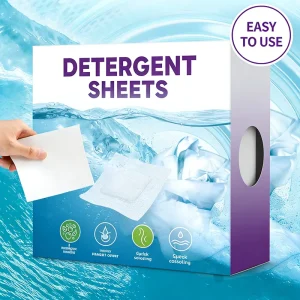 Clothes Washing Laundry Detergent Sheet Solid Multi Cleaner Strips Eco Washing Sheet