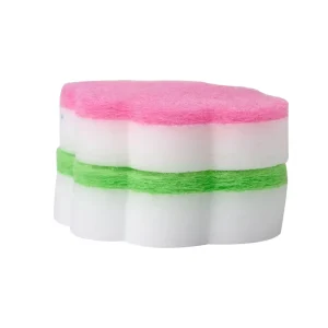 Cloud Shape Eco Friendly 2 Layer Melamine Foam Sponge Scouring Pad for Kitchen Use High Water Absorption Multi Function Strong